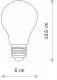 Nowodvorski Bulb 10587 żarówka 1x7W E27 3000K 800 lm transparentna 1