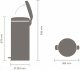 Brabantia Treteimer NewIcon 30 Liter Warm Gold 1