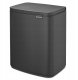 Brabantia BO Mülleimer 12 Liter Matt Infinite Grey 2