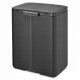 Brabantia BO Mülleimer 12 Liter Matt Infinite Grey 3