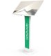 Compulocks Brandable VESA Floor Stand for Screens Up to 32 Inches - Aufstellung - fur LCD-Display - brandable, mit grosser Basisplatte - weiss - Bildschirmgrosse: bis zu 81,3 cm (bis zu 32 Zoll) - Bodenaufstellung 1