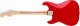 Squier Sonic Stratocaster HT -6-string electric guitar, Torino Red 3