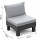 Darza mebelu komplekts Elements Balcony Set peleks/gaisi peleks 8711245158013 11