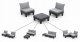 Darza mebelu komplekts Elements Balcony Set peleks/gaisi peleks 8711245158013 7