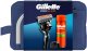 Rinkinys Gillette ProGlide: skustuvas + skustuvo galvutė, 1 vnt. + skutimosi gelis Fusion5, 200 ml + stovas + kosmetinė 1