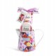 Rinkinys IDC institute Beauty Flowers: muilas, 90 g + rankų kremas, 90 ml 1