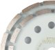 Tarcza diamentowa szlifierska, 2 segmenty, 180 x 22.2 mm, na sucho 3