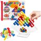 Gra Zręcznościowa Balansująca Wieża Klocki 22 Karty 16 Klocków LEAN Toys 1