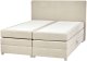 Łóżko kontynentalne z pojemnikami 160 x 200 cm beżowe MINISTER 4