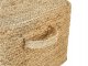Beliani Puf z juty 45 x 45 x 30 cm DHADAR 6