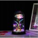 WIECZNA RÓŻA W SZKLE ŚWIATEŁKA LED flower box rose 4