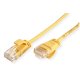 Roline ROLINE GREEN* UTP patchkabel Cat.6A (Class EA), LSOH, extra dun, żółty, 1 m 3