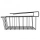 Metalowy podwieszany koszyk Czarny Organizer 1