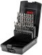 19-piece drill set RUKO HSS-G 1