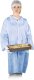 FLAB - Fartuch laboratoryjny - szary/stalowy - M-3XL - (jednorazowy) 3XL 3