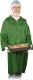 FLAB - Fartuch laboratoryjny - szary/stalowy - M-3XL - (jednorazowy) 3XL 7