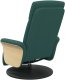 vidaXL Fotel rozkładany z podnóżkiem, ciemnozielony, tkanina 5