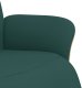 vidaXL Fotel rozkładany z podnóżkiem, ciemnozielony, tkanina 6