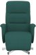 vidaXL Fotel rozkładany z podnóżkiem, ciemnozielony, tkanina 3