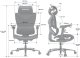 Fotel gamingowy Anda Seat X-Air Pro Size XL Mesh Gray 3