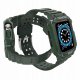 Pasek z etui ochronnym Protect Strap Band do Apple Watch 38 / 40 / 41 mm opaska obudowa pancerna - zielony 1