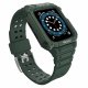 Pasek z etui ochronnym Protect Strap Band do Apple Watch 38 / 40 / 41 mm opaska obudowa pancerna - zielony 3