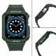 Pasek z etui ochronnym Protect Strap Band do Apple Watch 38 / 40 / 41 mm opaska obudowa pancerna - zielony 4