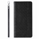Magnet Strap Case etui iPhone 14 Plus pokrowiec z klapką portfel mini smycz podstawka czarne 3