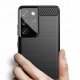Carbon Case elastyczne etui pokrowiec Samsung Galaxy S21 Ultra 5G czarny 4