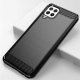 Carbon Case elastyczne etui pokrowiec Samsung Galaxy A22 4G czarny 1