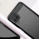 Carbon Case elastyczne etui pokrowiec Samsung Galaxy A22 4G czarny 5