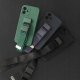 Rope case żelowe etui ze smyczą łańcuszkiem torebka smycz Samsung Galaxy S21 5G granatowy 8