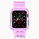 Silikonowa opaska pasek bransoleta bransoletka etui Strap Light Set do zegarka Apple Watch 40 mm - czerwona 1