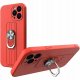 Ring Case silikonowe etui z uchwytem na palec i podstawką do Xiaomi Redmi Note 11 Pro czerwony 1