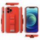 Rope Case silikonowe etui ze smyczą torebka smycz pasek do Redmi Note 11 Pro czerwony 3