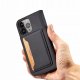Magnet Card Case etui iPhone 14 Plus pokrowiec z klapką portfel podstawka czarne 11