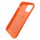 Card Case silikonowe etui portfel z kieszonką na kartę dokumenty do Samsung Galaxy A73 czarny 5