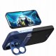 Leather Stand Case etui Samsung Galaxy S23+ pokrowiec portfel na kartę z podstawką niebieskie 2