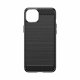 Elastyczne etui wzór karbon do iPhone 15 Plus Carbon Case - czarne 10