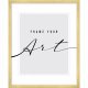 Frame KNOR Izabela 50x70 gold|plastic|15mm|plexi 1