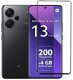 OG Szkło Hartowane Premium Glass - do Xiaomi Redmi Note 13 Pro+ 5G czarny 1