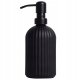 Dozownik do mydła szklany czarny 400 ml 1