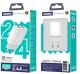 JELLICO ładowarka sieciowa EU02 2.4A 12W 2xUSB Biały 2