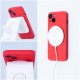 Futerał SILICONE MAG COVER kompatybilny z MagSafe do IPHONE 16 Plus czerwony 5