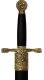 Stalowy sztylet rycerski - replika 3