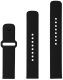 Fixed | Sporty Strap Set with Quick Release 22mm for smartwatch | 160-235 mm | Black | Silicone 2