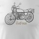 Koszulka z motocyklem na motor Honda 550 Four legend męska biała REGULAR XL 2