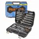 Zestaw narzędzi 82el. 1/2", 1/4" (6-kątnych)(4-32mm) 2