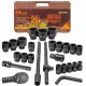 Zestaw narzędzi udarowych 26el. 3/4" (17-50mm) i 1" (55-65mm) (12-kątnych) 1
