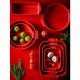 APPOLIA Naczynie kwadratowe 18 cm Red 4